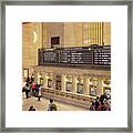 Inside Grand Central Terminal Framed Print
