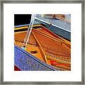 Inside The Rhinestone Piano Framed Print