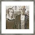Inspired By American Gothic Framed Print