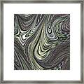 Interference Lines Framed Print