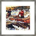 Into New Country Framed Print