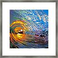 Into The Blue Framed Print
