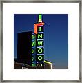 Inwood Theater Dallas 31517 Framed Print