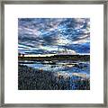 Ipswich River At Sunset Framed Print