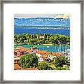 Island Of Ugljan Waterfront And Galovac View Framed Print