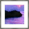 Island Sunrise Framed Print