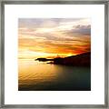 Island Sunset Framed Print