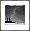 It All Makes Me Feel Statistically Average Framed Print