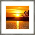 It Has Been A Great Day Framed Print