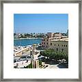 Italian Harbor- Brindisi, Apulia Framed Print