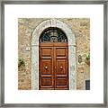 Italy - Door Twelve Framed Print