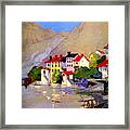 Italy, Painting, Vintage Travel Poster Framed Print