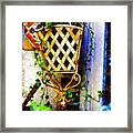 Ivy French Country White Framed Print