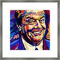 Jack Nicholson Framed Print