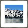 Jackson Lake Teton Panorama Framed Print
