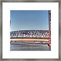 Jacksonville's Blue Bridge At Sunrise Framed Print