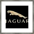 Jaguar Car Emblem Design Framed Print