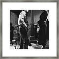 James Dean And Elizabeth Taylor Framed Print