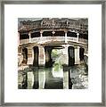 Japanese Covered Bridge Paint Hoi An Framed Print