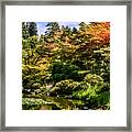Japanese Gardens Seattle Framed Print