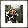 Japanese Samurai Doll Framed Print