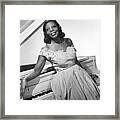 Jazz Pianist Mary Lou Williams Framed Print