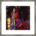 Jazzy Mama Framed Print