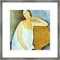 Jeanne Hebuterne Amedeo Modigliani 1919 Framed Print
