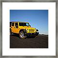 Jeep Rubicon In The Cinders Framed Print