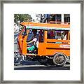 Jeepney 01 Framed Print
