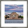 Jefferson Memorial Dusk Framed Print