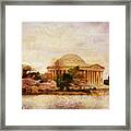 Jefferson Memorial Just Past Dawn Framed Print