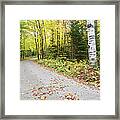 Jefferson Notch Road - White Mountains New Hampshire Framed Print