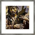 Jesus Carrying Cross Cathedral Cadiz Spain Framed Print