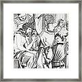 Jesus Christ Tormented And Crowned With Framed Print
