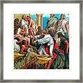 Jesus Healing The Sick Framed Print