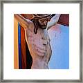Jesus On The Cross Framed Print