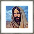 Jesus Overlooking  Jerusalem Framed Print