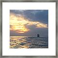 Watching Over The Inlet Framed Print