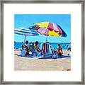 Jetties Beach Framed Print