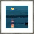 Jetty Moonbeam Framed Print