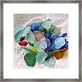 Jewels In The Sand Framed Print