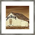 Jim Beam Barn #4 Framed Print