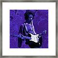 Jimi Hendrix Purple Haze Framed Print