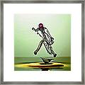 Jogging Water Framed Print