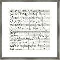 Johannes Brahms 's Double Concerto In A Minor Framed Print