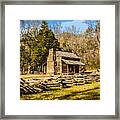 John Oliver Cabin Framed Print