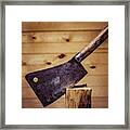 Johne Smith And Sons Meat Cleaver Framed Print