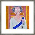 Jolly Good Your Majesty Framed Print