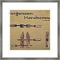 Jorgensen Handscrew Framed Print